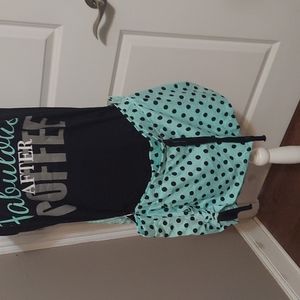 Cute pj's top size M. Shorts size xl
